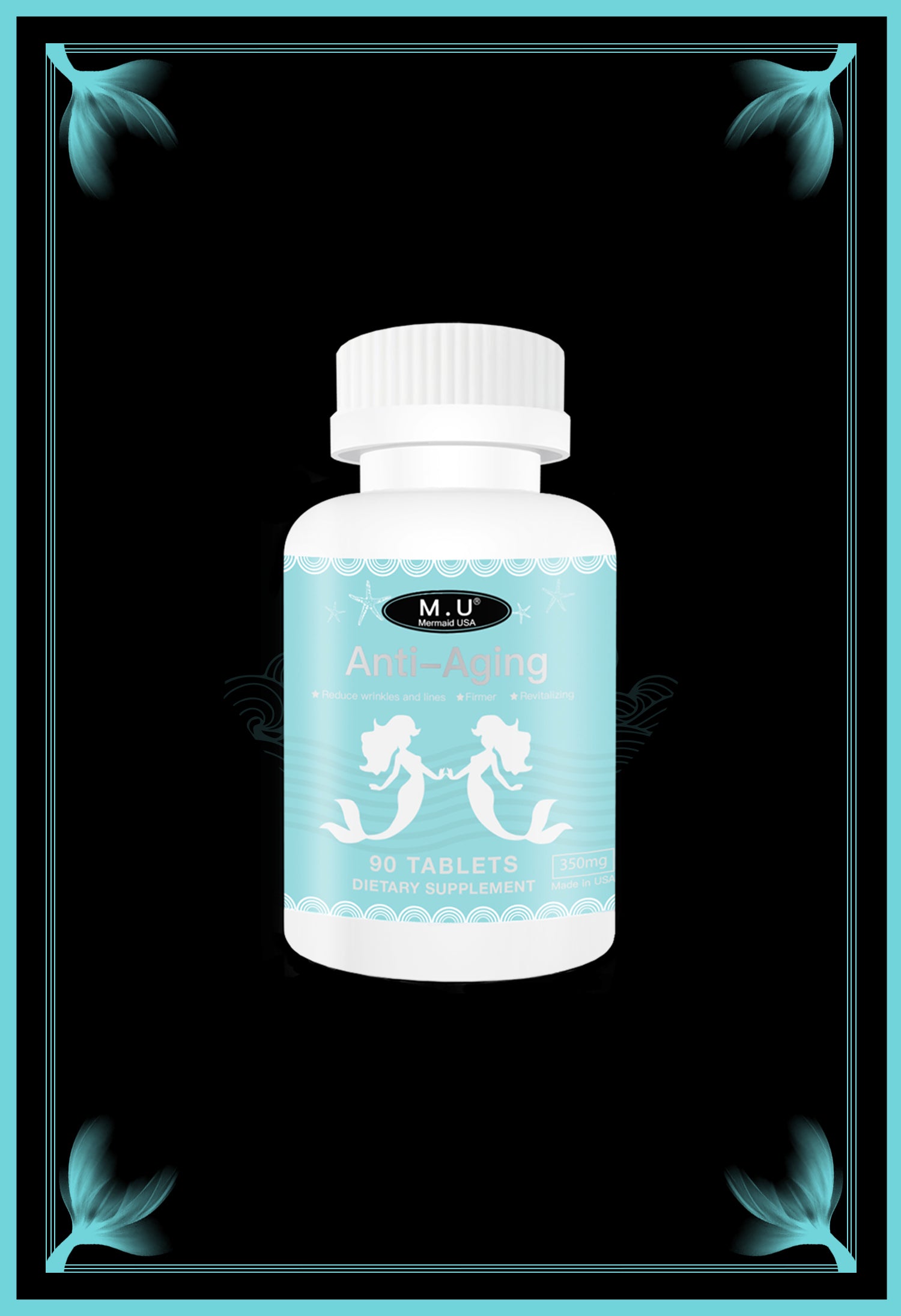 Magic Anti-Aging Pills-Anti aging supplement --Wrinkle Defense-- Nail the Youth --Mermaid USA M.U