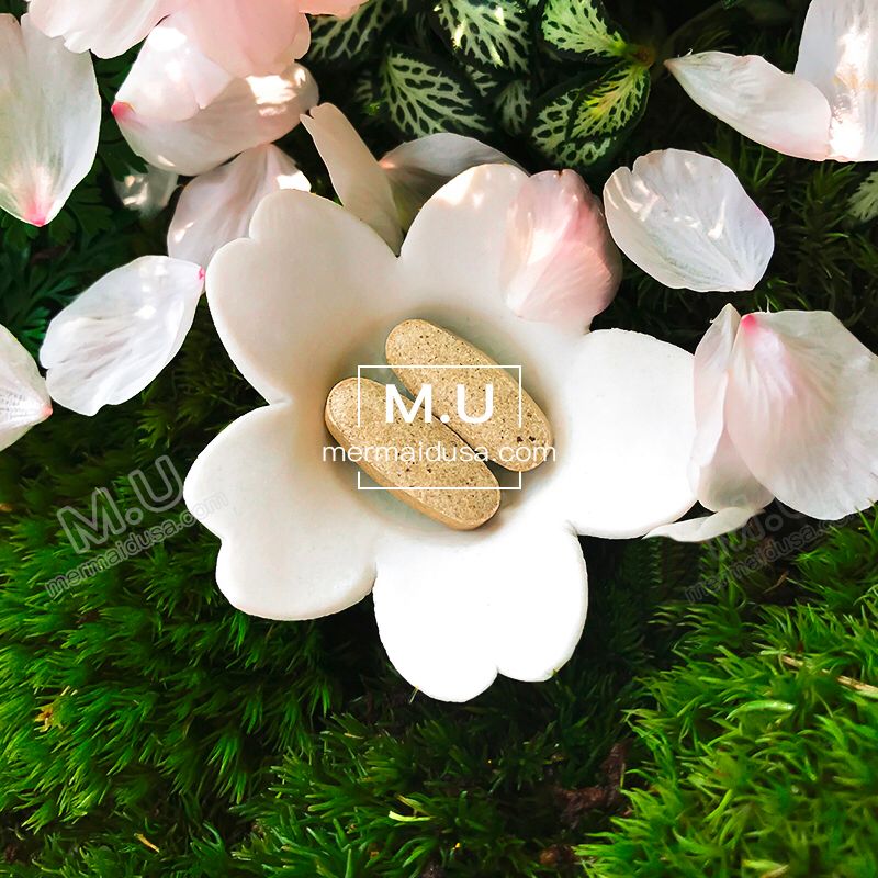 M.U Mermaid USA Permanent Skin Whitening pills -- Brightening Radiant Clear Skin--Remove Aging Spots and Sunspots--Fight Acnes and Acne Scars  3 Times Stronger Than glutathione