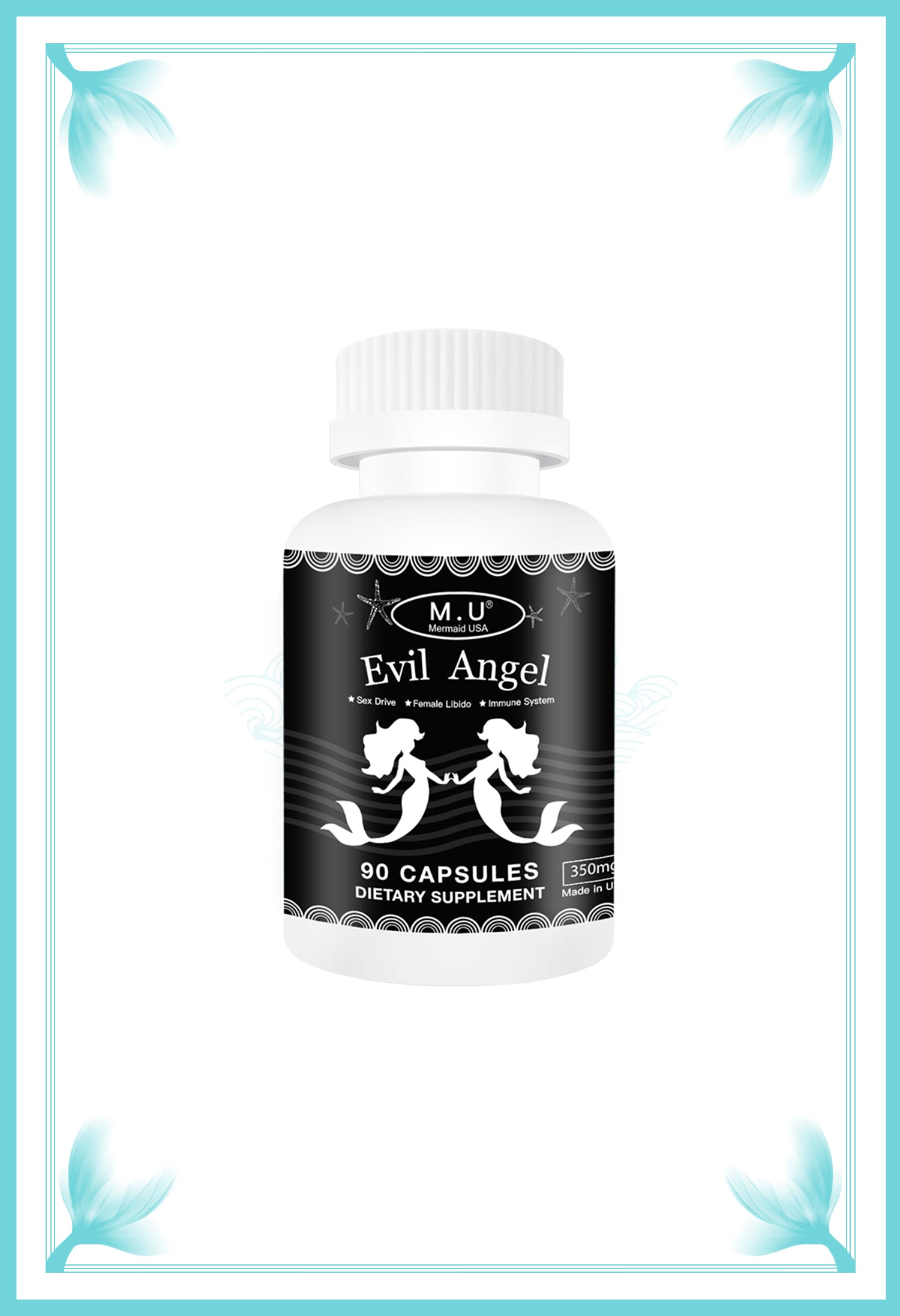 Evil Angel Women Vitamins- M.U Mermaid USA