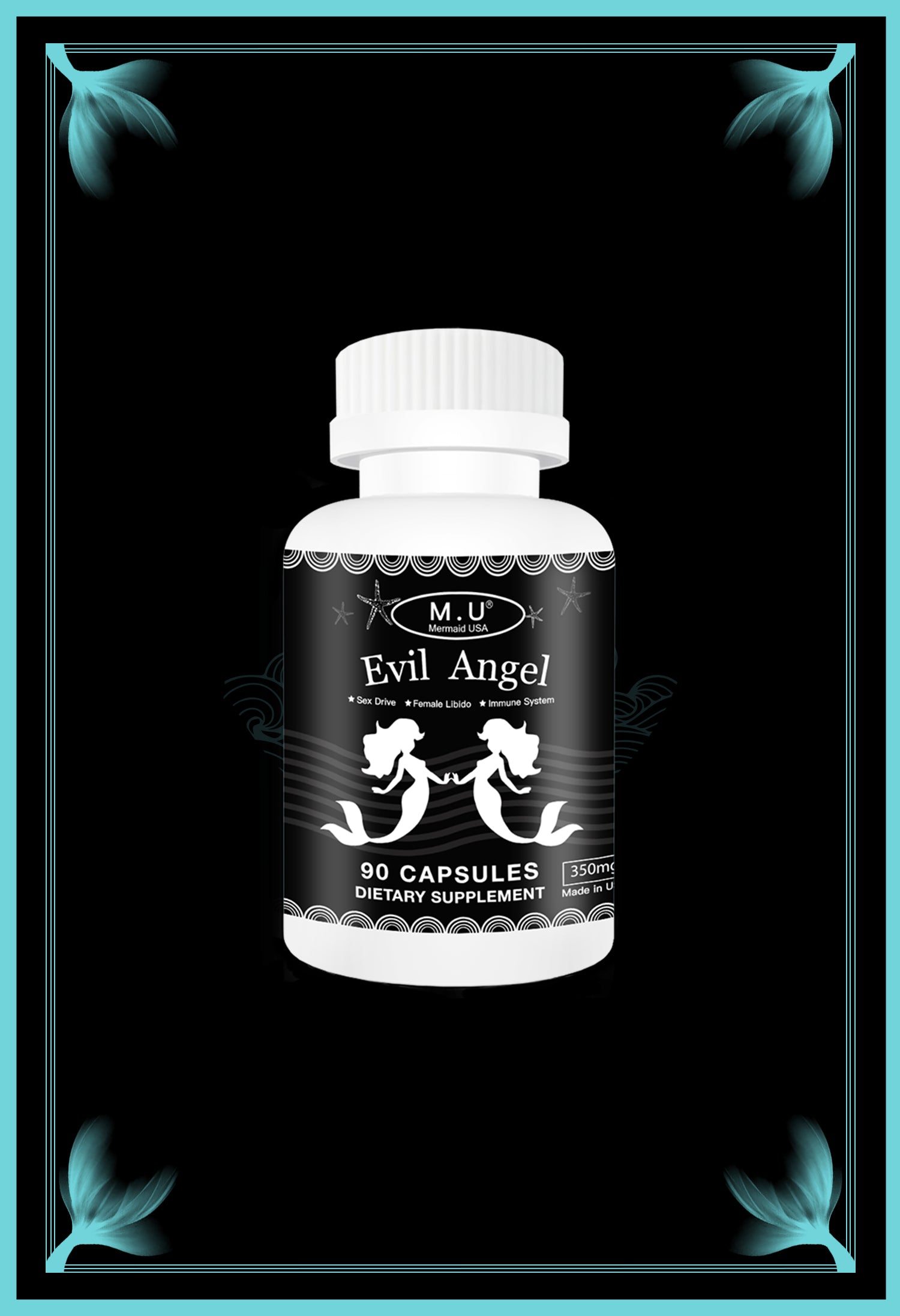 Evil Angel - For women Female libido Happy Performance-Magic supplements Vegan Capsules--Herbal Supplement